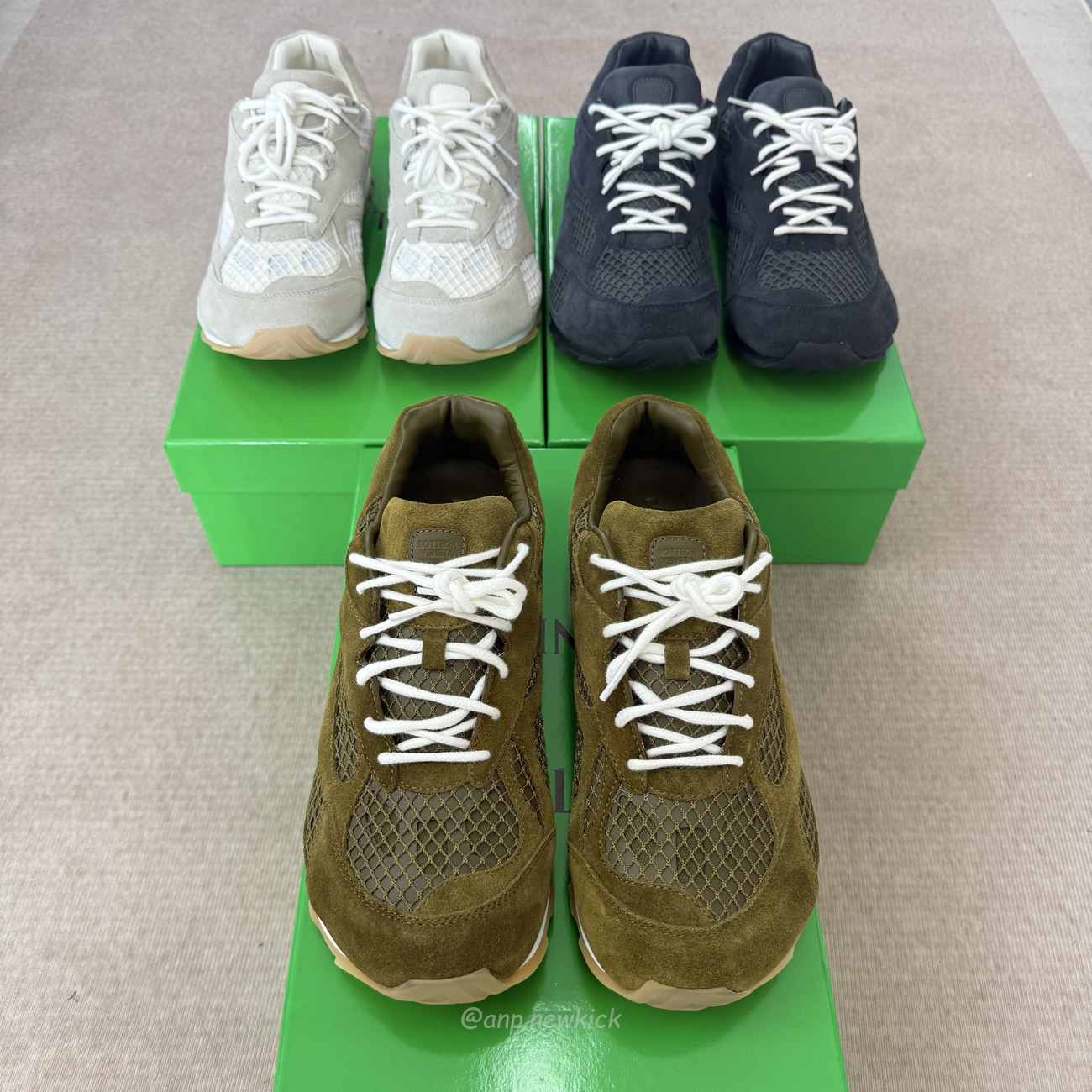 Bottega Veneta Orbit Olive Oil Black Gray 797306 V4je1 3310 (11) - www.newkick.org